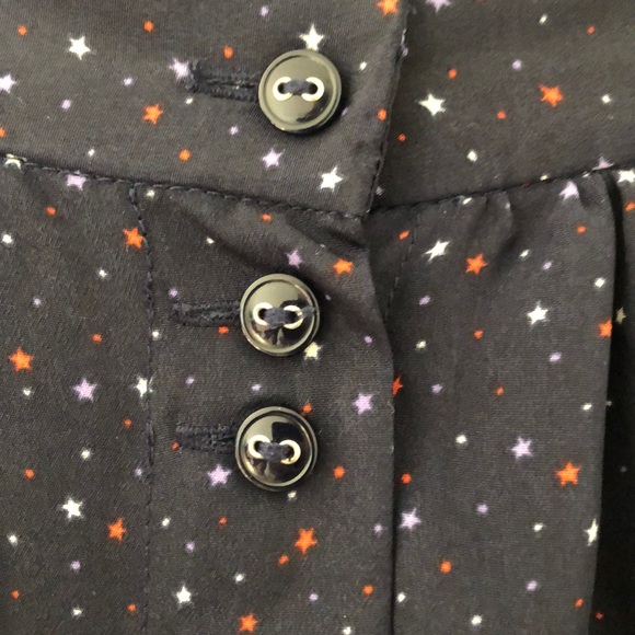 Topshop navy skirt with tiny star print - Picture 3 of 5